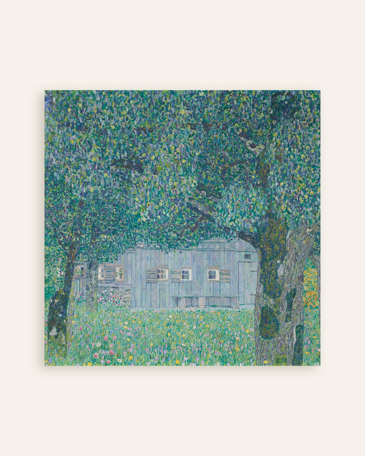 Gustav Klimtin Maalaistalo Buchbergissa (1911) -juliste, pienoiskuva