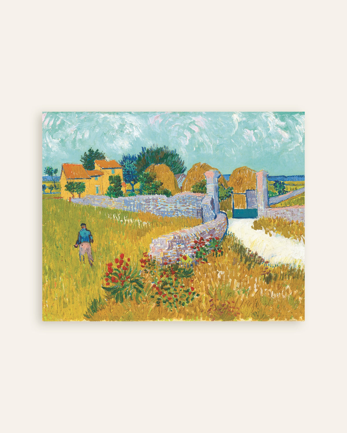Juliste teoksesta Maatila Provencessa (1888), Vincent van Gogh, pikkukuva