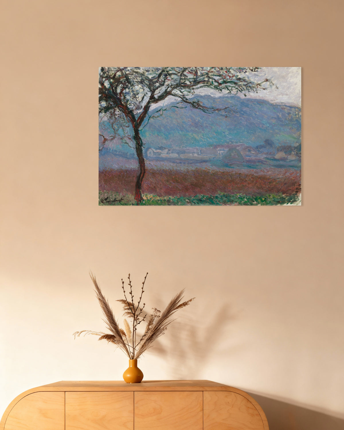 Claude Monet’n Pelto Givernyssä (1887) -juliste