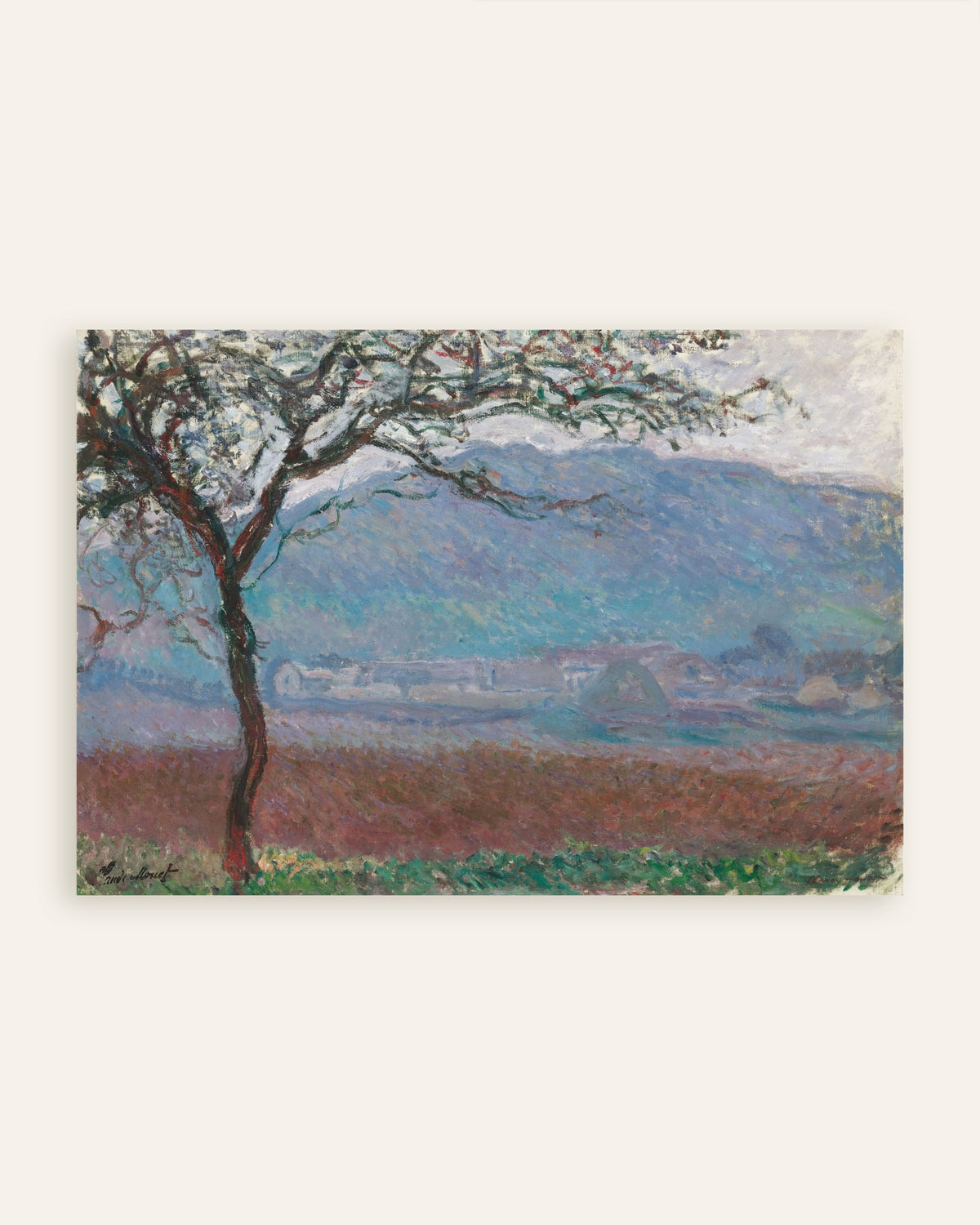 Claude Monet’n Pelto Givernyssä (1887) -juliste, pienoiskuva
