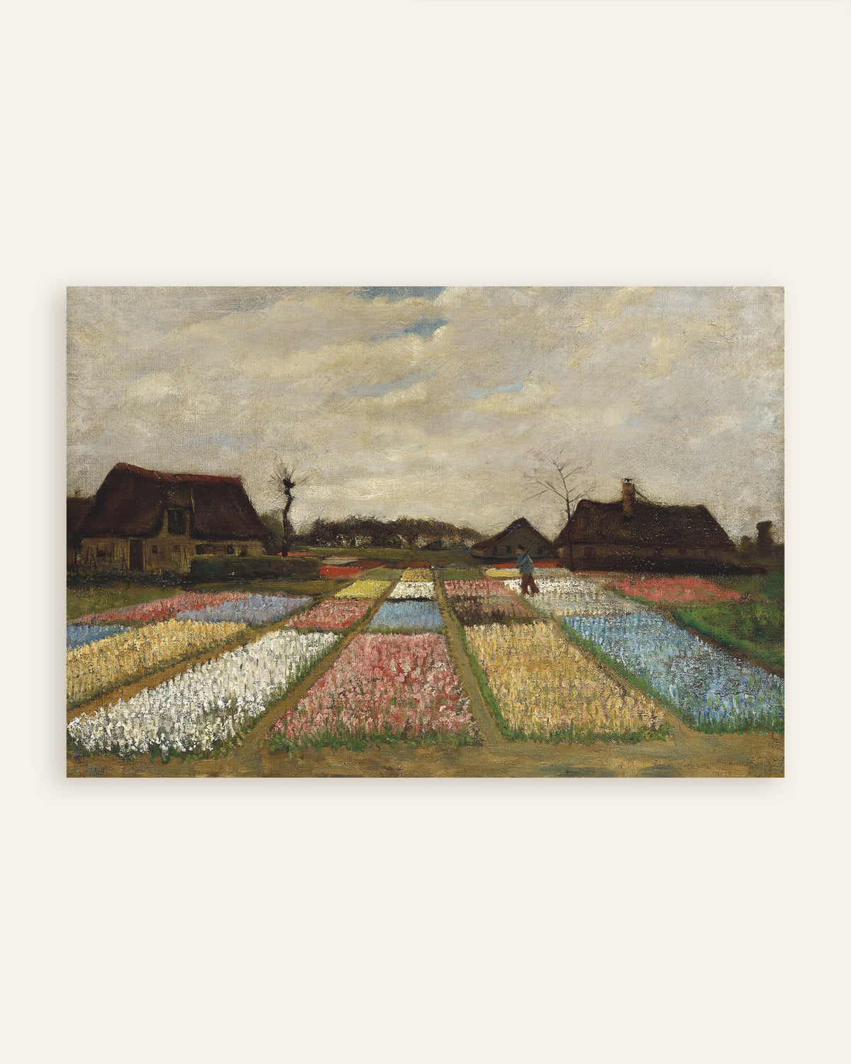 Juliste teoksesta Kukkapenkit Hollannissa (noin 1883), Vincent van Gogh, pienoiskuva