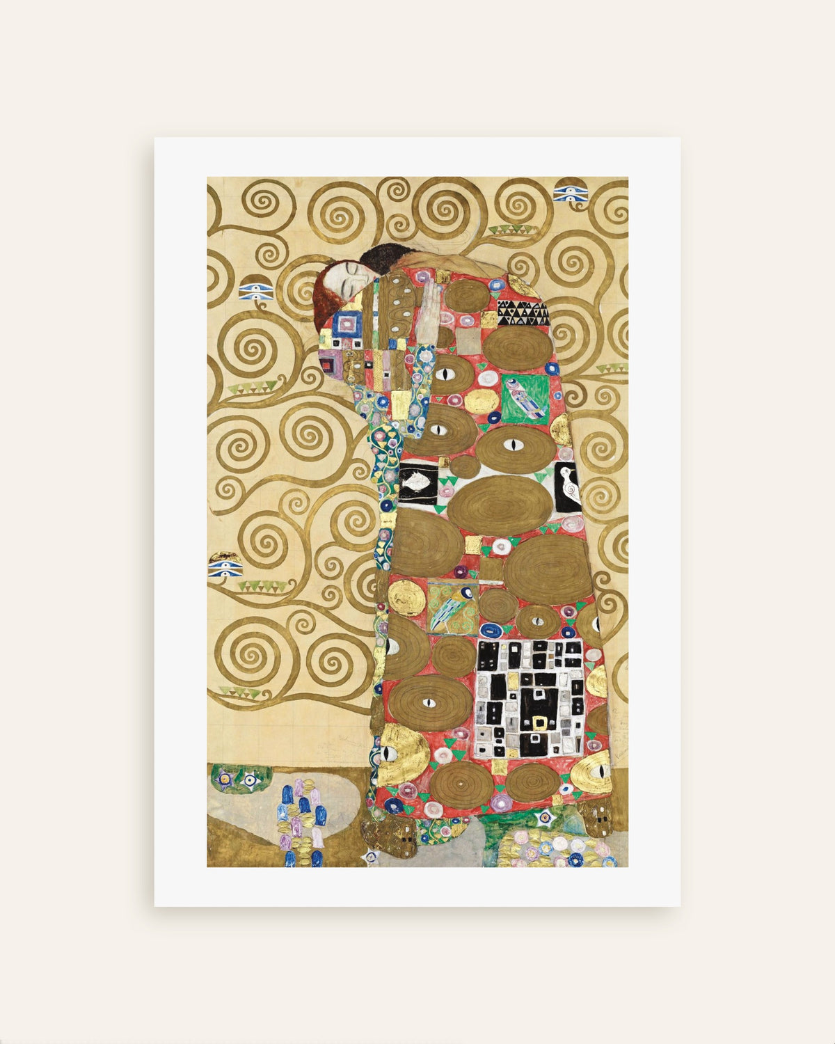 Täyttymys, Stoclet-friisi (1910–1911), Gustav Klimtin juliste, pikkukuva