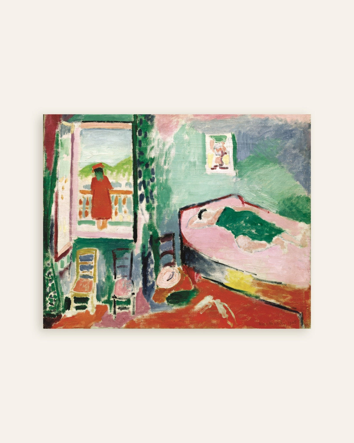Juliste teoksesta Sisätila Colliouressa (1905), Henri Matisse, pikkukuva