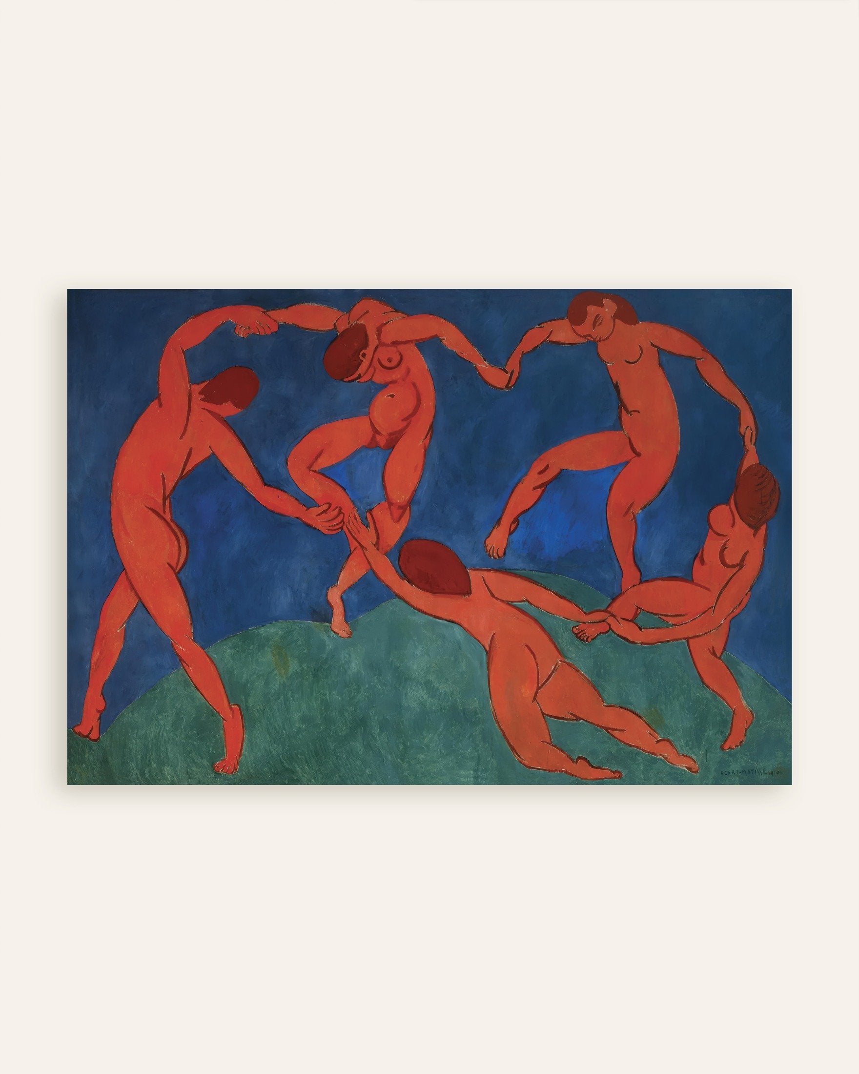 Poster of La danse II (1910) by Henri Matisse - Poster, thumbnail