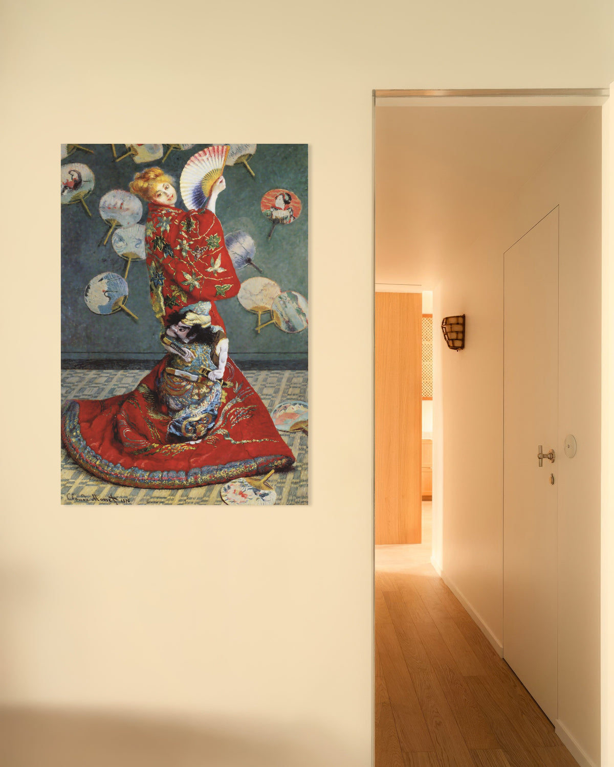 Claude Monet’n La Japonaise, Camille Monet japanilaisessa asussa (1876) -juliste