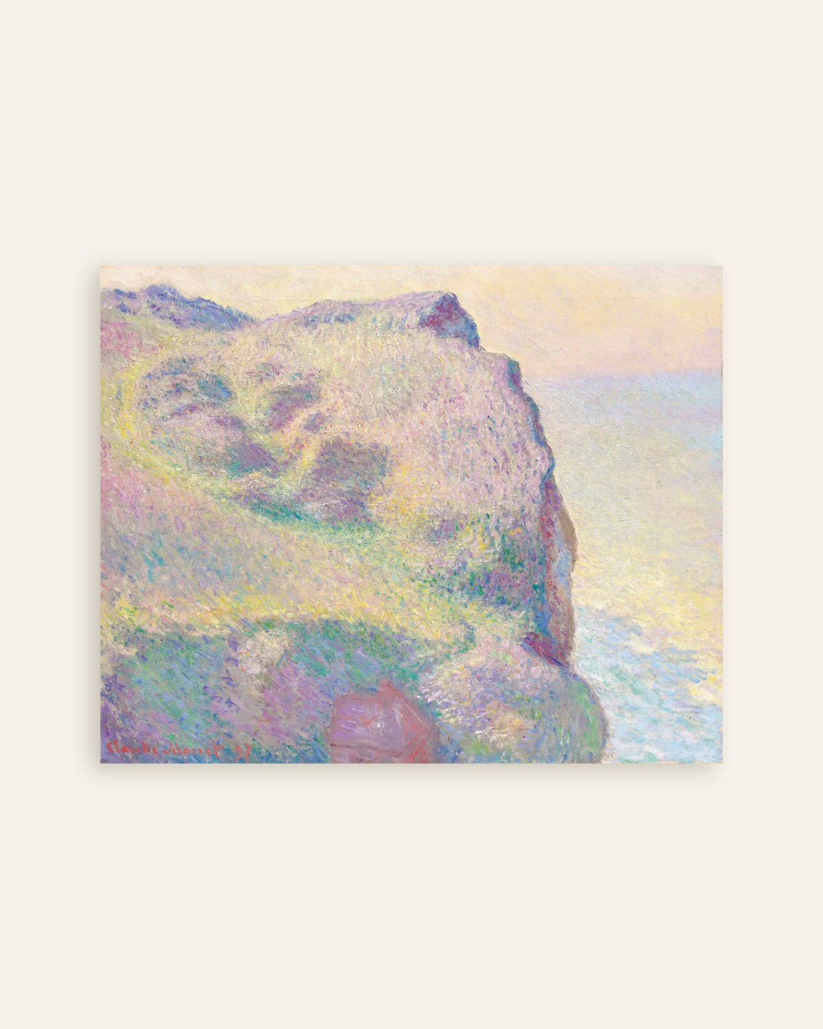 Claude Monet’n Pointe du Petit Ailly (1897) -juliste, pienoiskuva