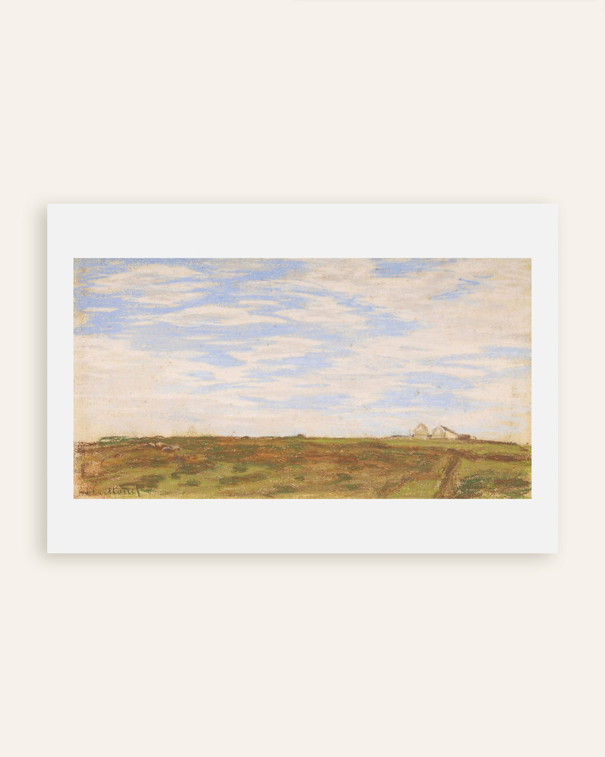 Claude Monet’n Maisema (1864–1866) -juliste, pienoiskuva