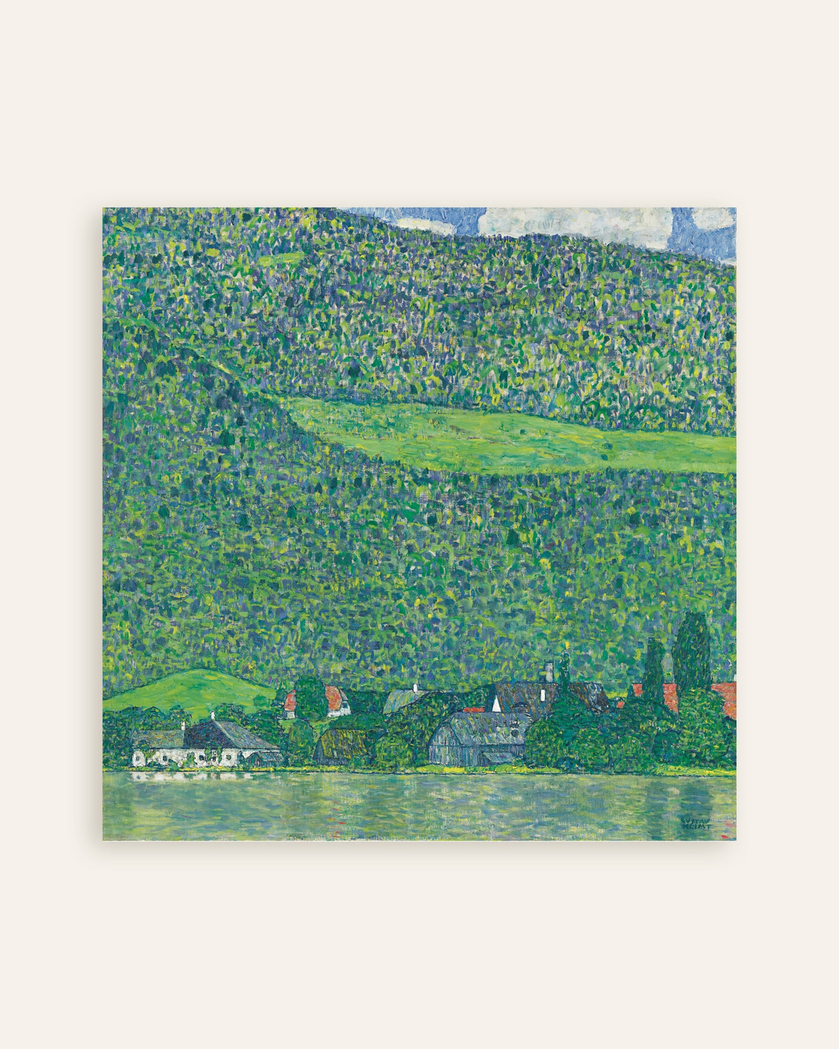Juliste, jossa on Litzlberg am Attersee (1914–1915), Gustav Klimtilta, pikkukuva
