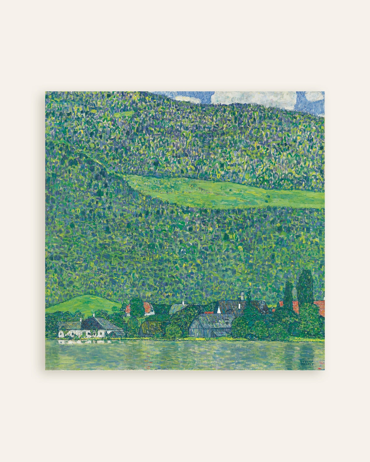 Juliste, jossa on Litzlberg am Attersee (1914–1915), Gustav Klimtilta, pikkukuva