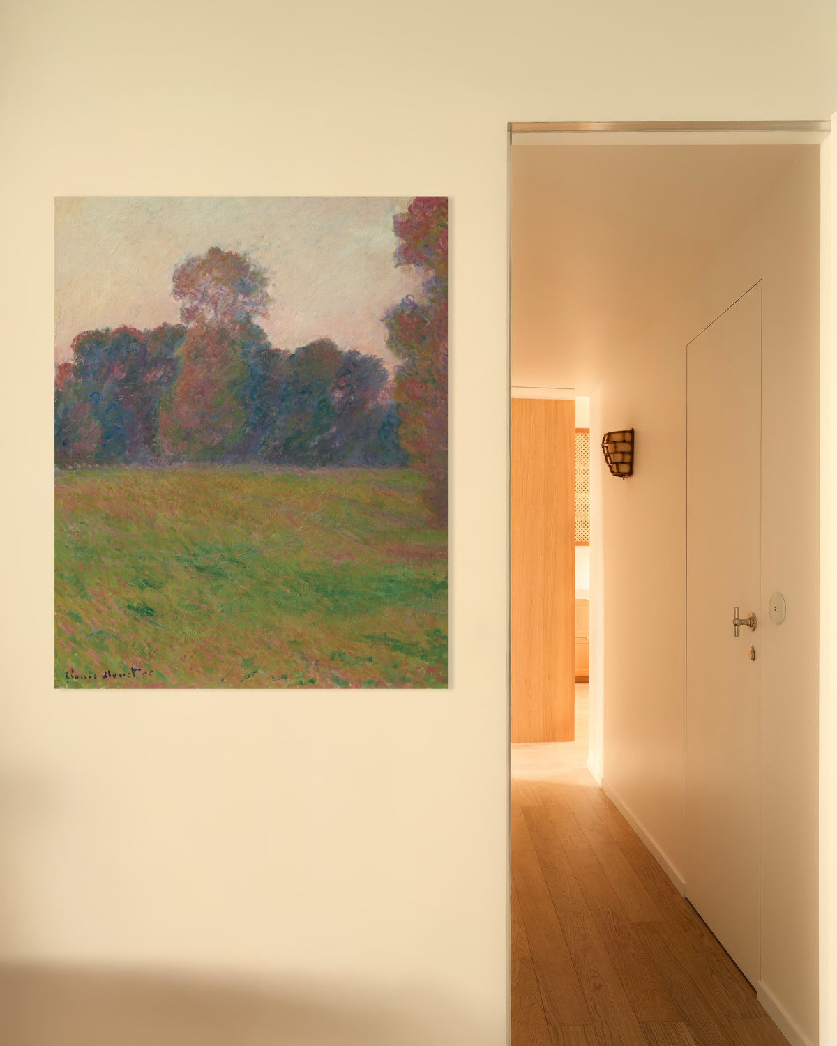 Claude Monet’n Niitty Givernyssä (1886) -juliste