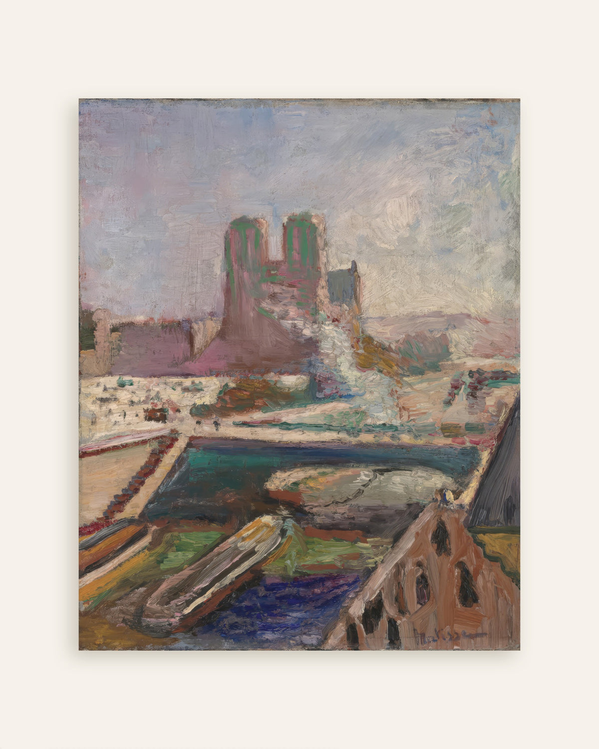Notre Dame (1900) — Henri Matisse -Juliste, pienoiskuva