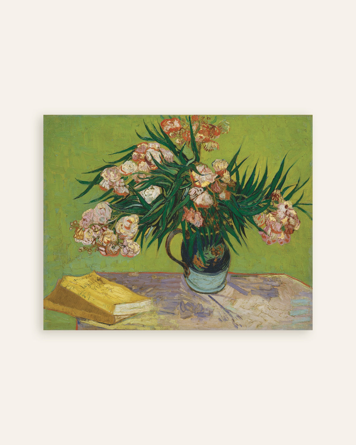 Vincent van Goghin Oleanterit (1888) -juliste, pikkukuva