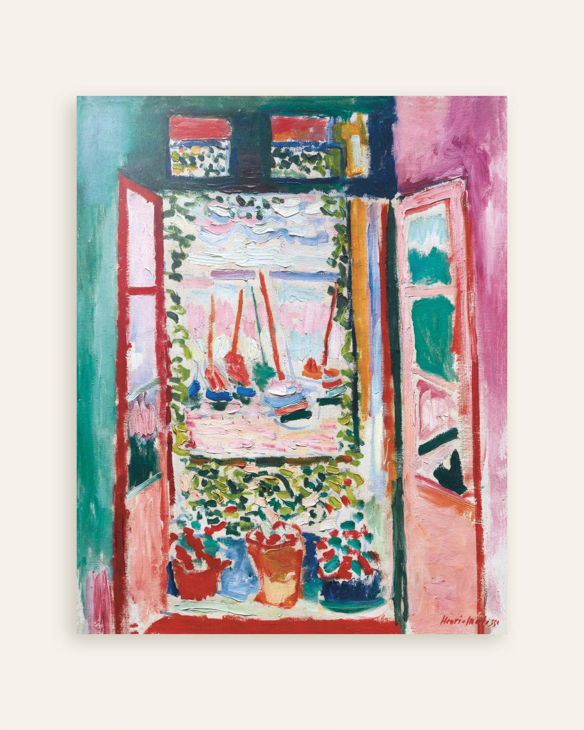 Avoin ikkuna, Collioure, Henri Matisse, pikkukuva