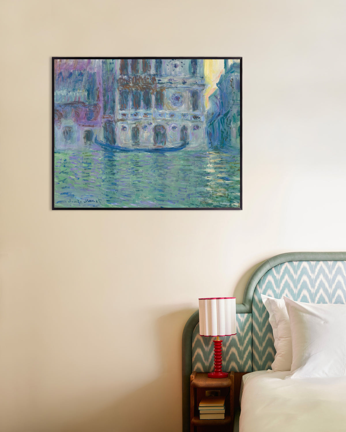 Claude Monet’n Palazzo Dario (1908) -juliste metallikehyksessä