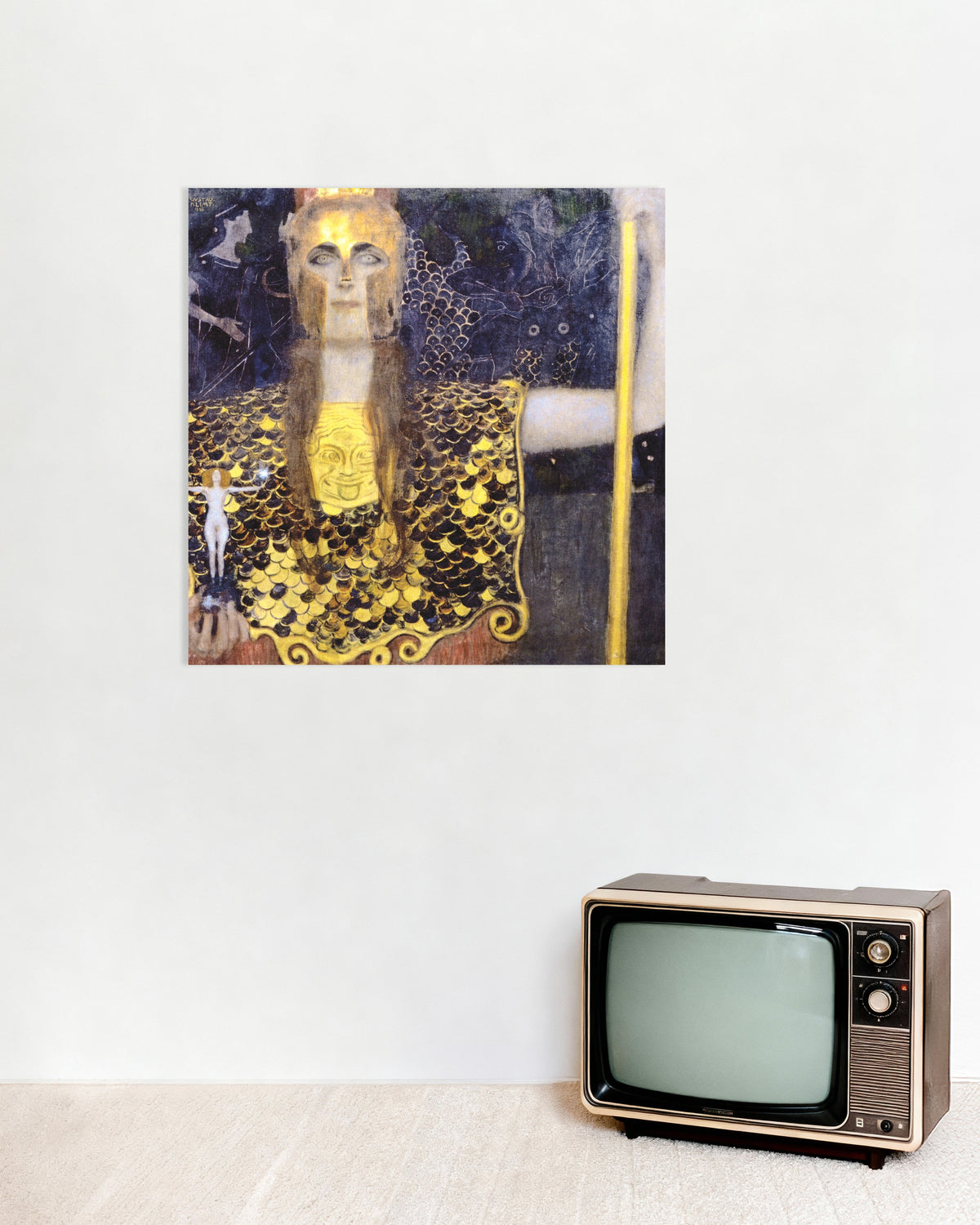 Juliste Pallas Athene (1898), Gustav Klimtin teos