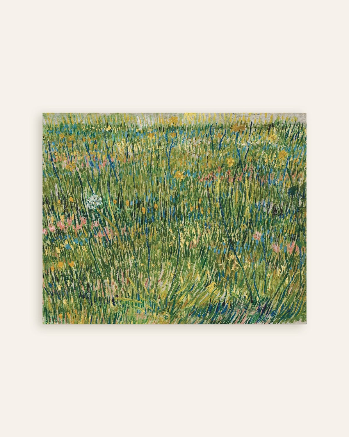 Juliste teoksesta Vincent van Goghin Ruohotilkku (1887), pikkukuva