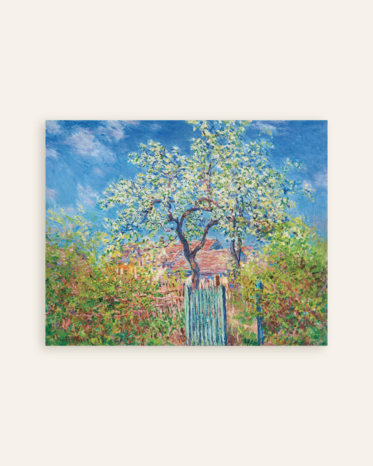 Claude Monet’n Kukkiva päärynäpuu (1885) -juliste, pienoiskuva