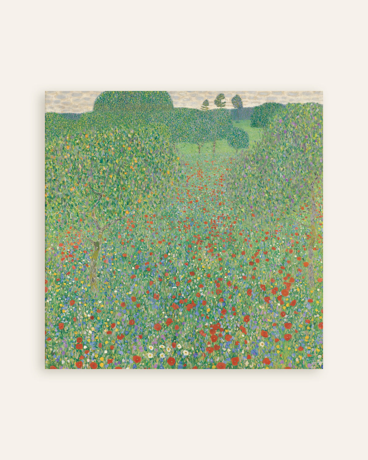 Gustav Klimtin Unikkoniitty (1907) -juliste, pienoiskuva