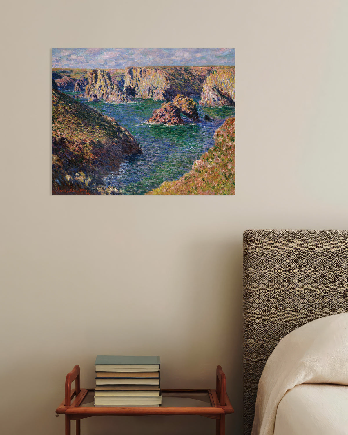 Claude Monet’n Port-Domois, Belle-Île (1887) -juliste