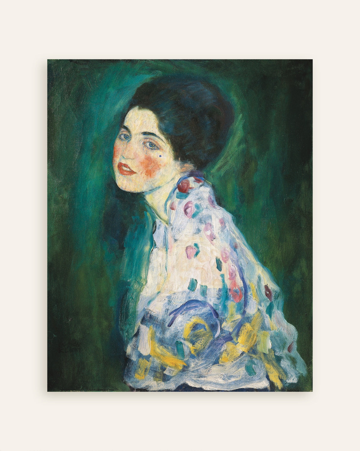 Gustav Klimtin Naisen muotokuva (1916–1917) -juliste, pienoiskuva