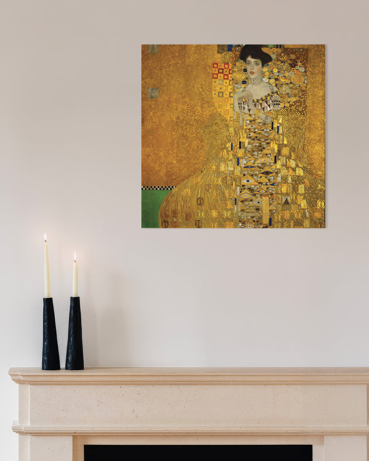 Gustav Klimtin Adele Bloch-Bauerin muotokuva I (1907) -juliste