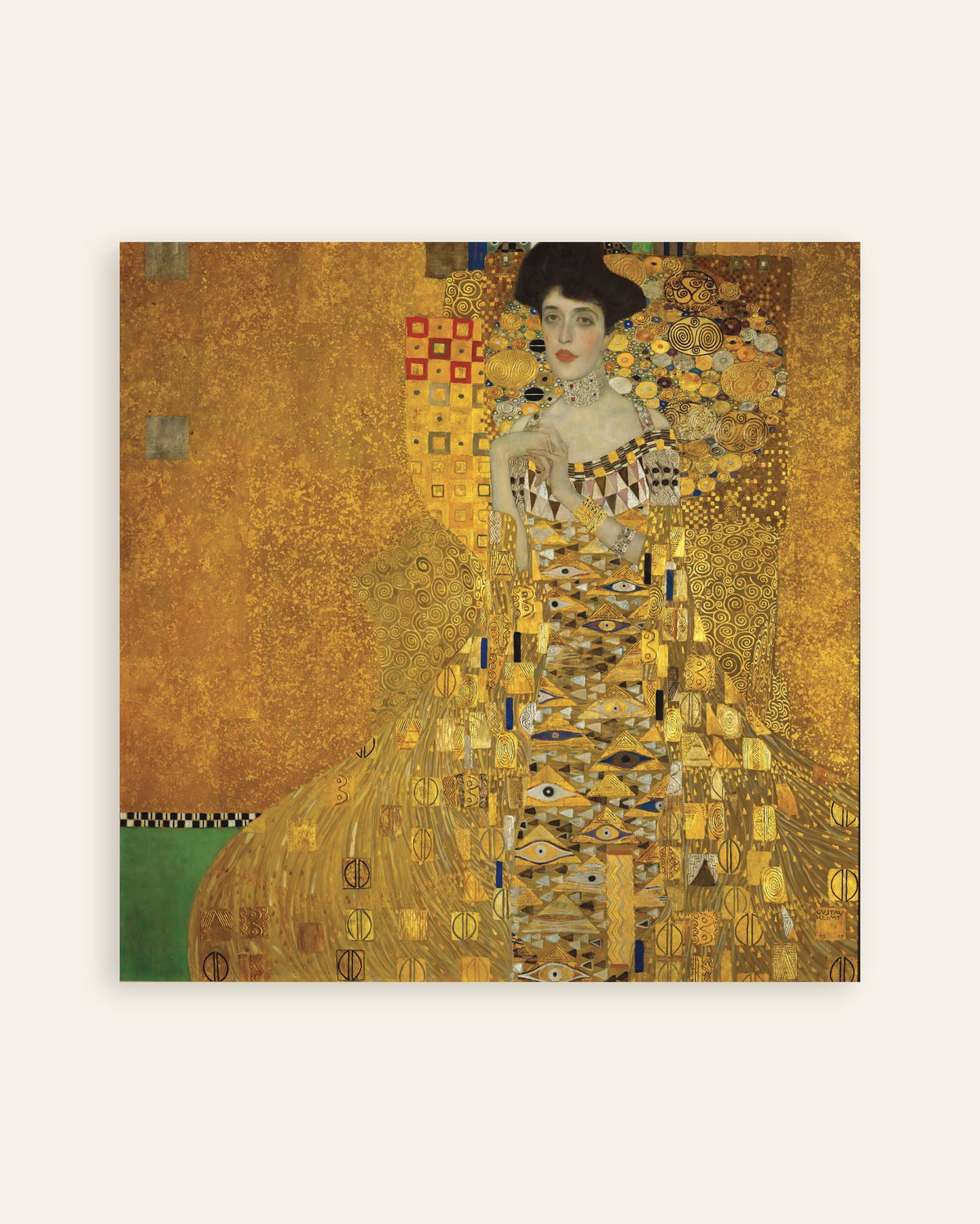 Gustav Klimtin Adele Bloch-Bauerin muotokuva I (1907) -juliste, pienoiskuva