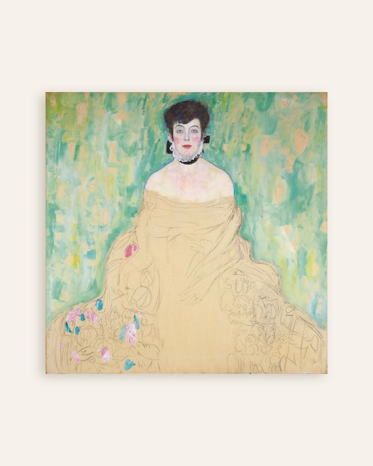 Gustav Klimtin Amalie Zuckerkandlin muotokuva (1917) -juliste, pienoiskuva