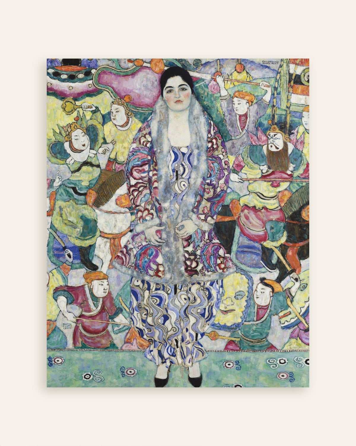 Juliste teoksesta Gustav Klimtin muotokuva Friederike Maria Beeristä (1916), pienoiskuva