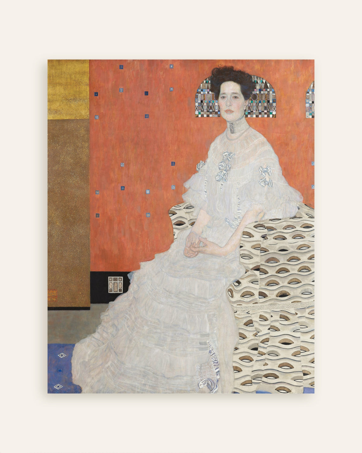 Gustav Klimtin Fritza Riedlerin muotokuva (1906) -juliste, pienoiskuva