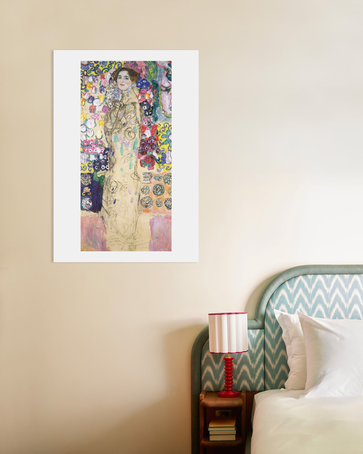 Gustav Klimtin Maria Munkin muotokuva (1917–1918) -juliste