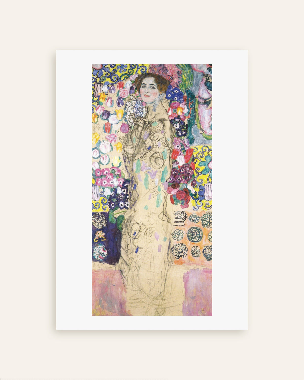 Gustav Klimtin Maria Munkin muotokuva (1917–1918) -juliste, pienoiskuva