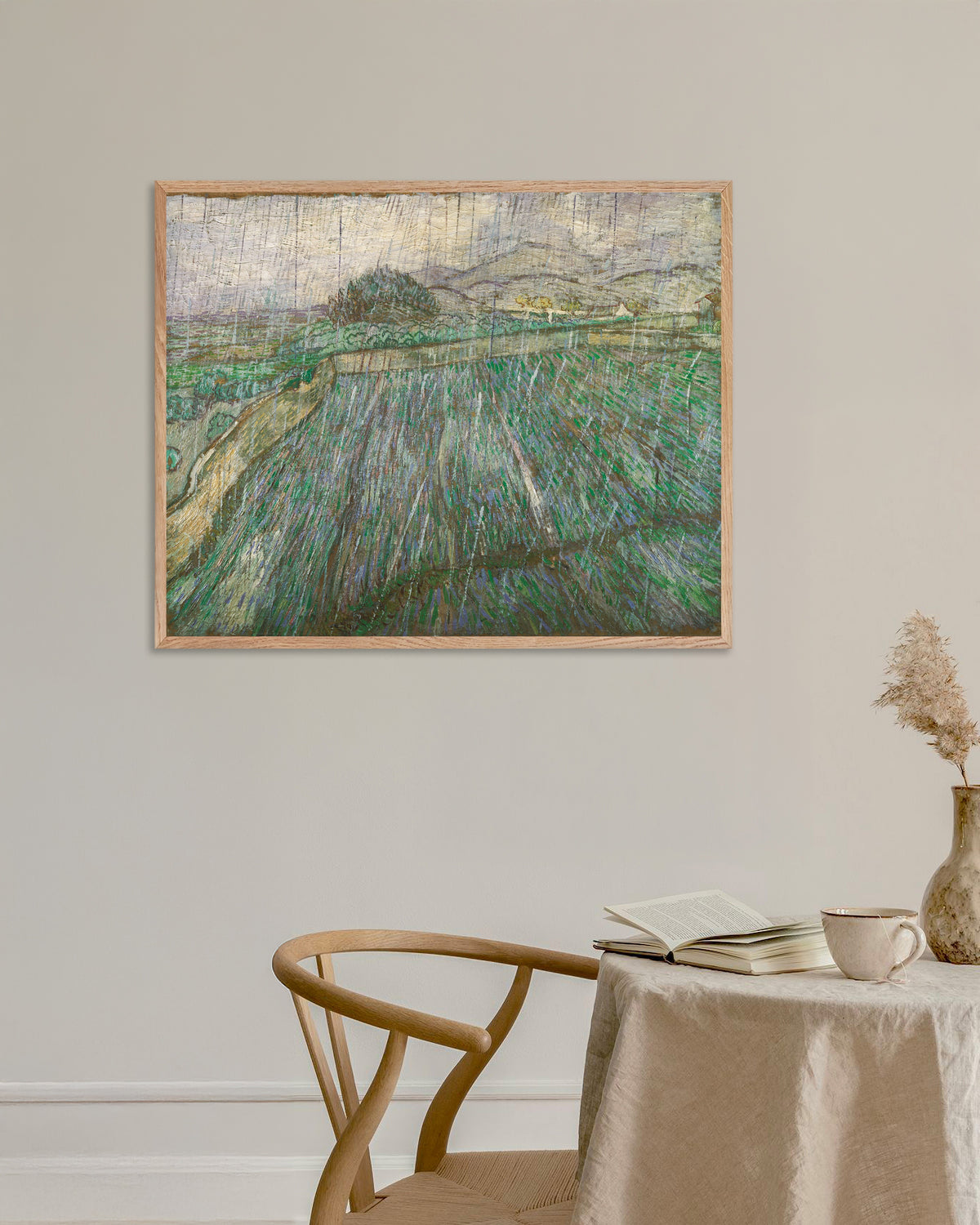 Juliste: Sade (1889), Vincent van Goghin teos, luonnonvärisillä puukehyksillä