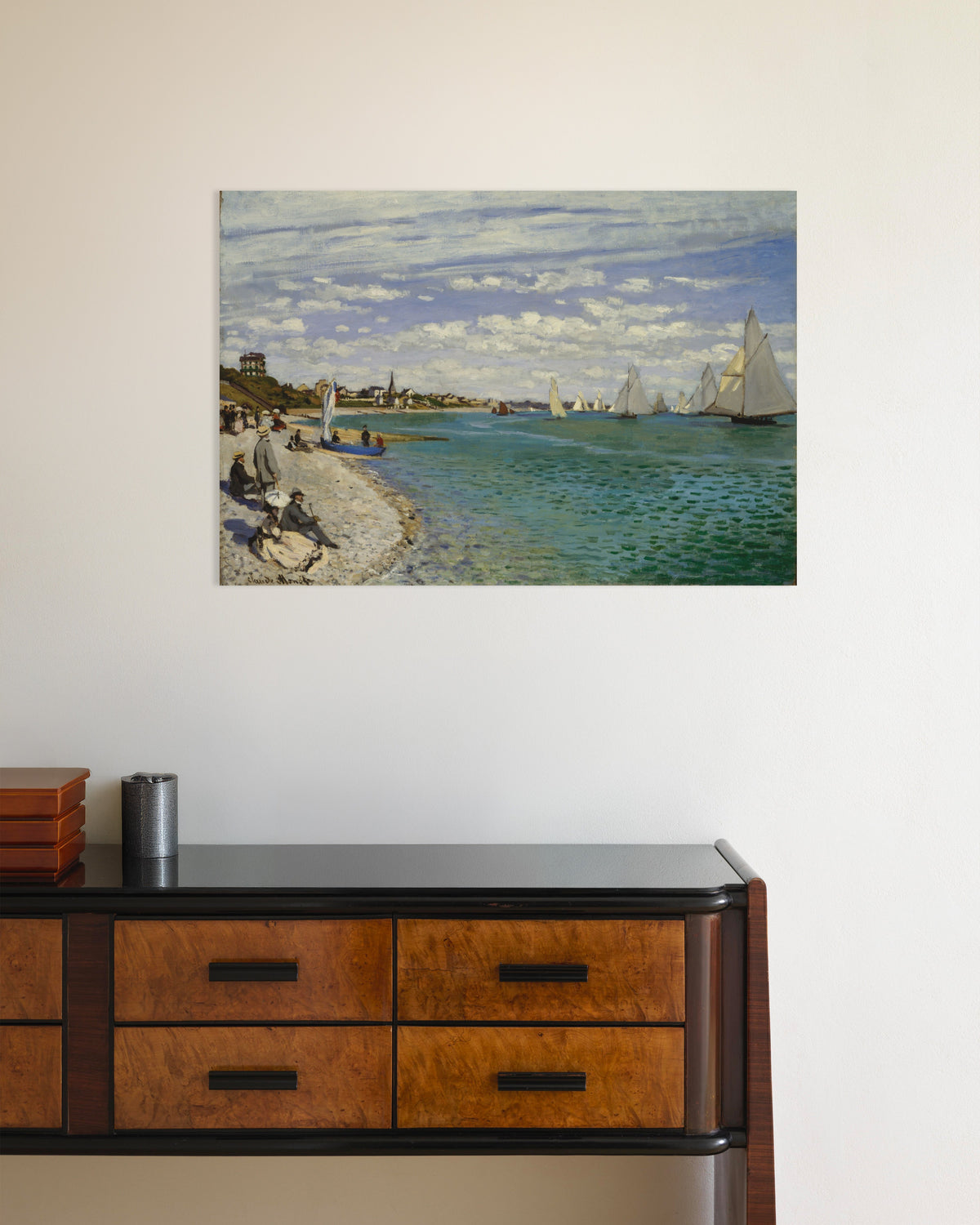 Claude Monet’n Regatta Sainte-Adressessa (1867) -juliste