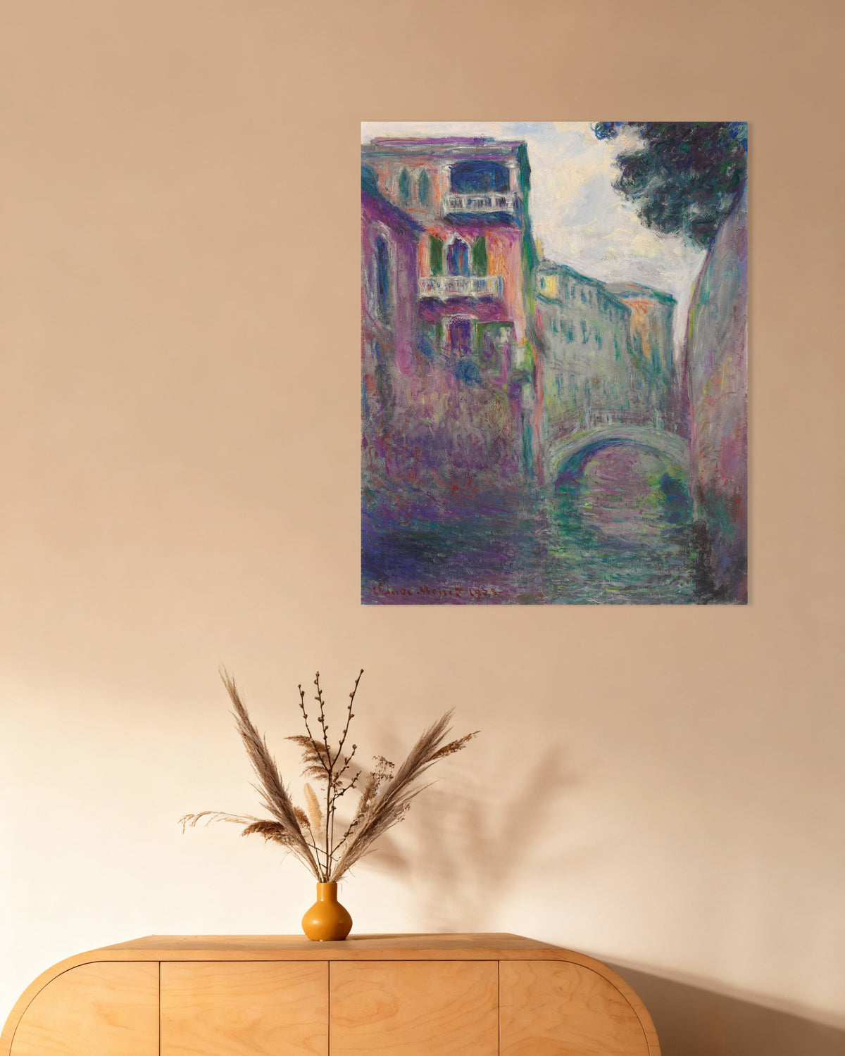 Claude Monet’n Rio della Salute (1908) -juliste