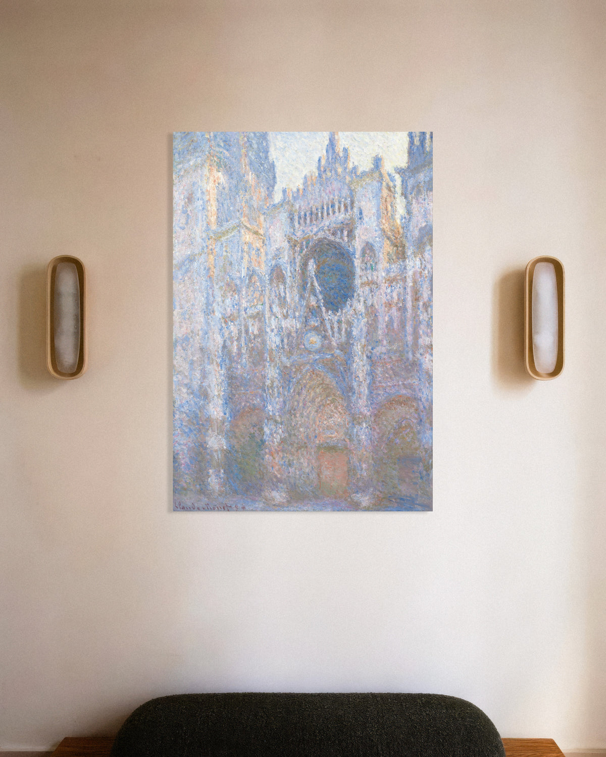 Claude Monet’n Rouenin katedraali, länsijulkisivu (1894) -juliste