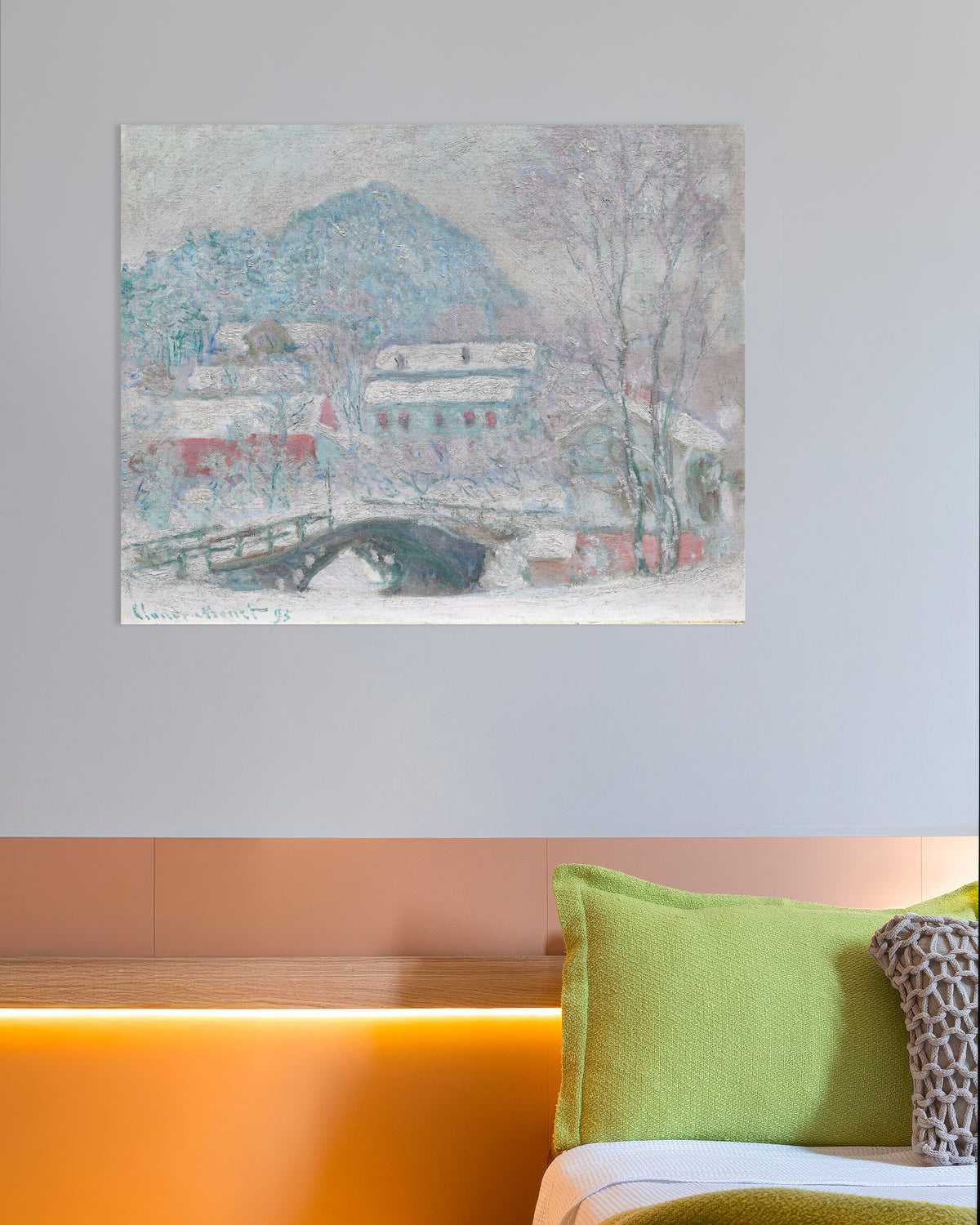 Claude Monet’n Sandvika, Norja (1895) -juliste