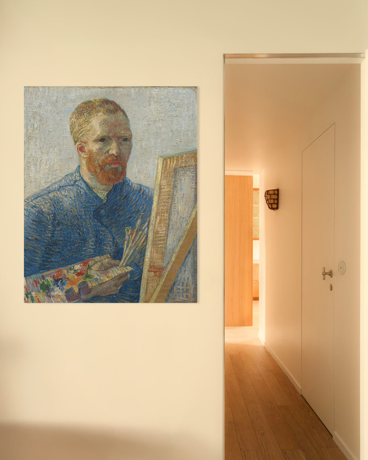Juliste teoksesta Vincent van Goghin omakuva taiteilijana (1888)