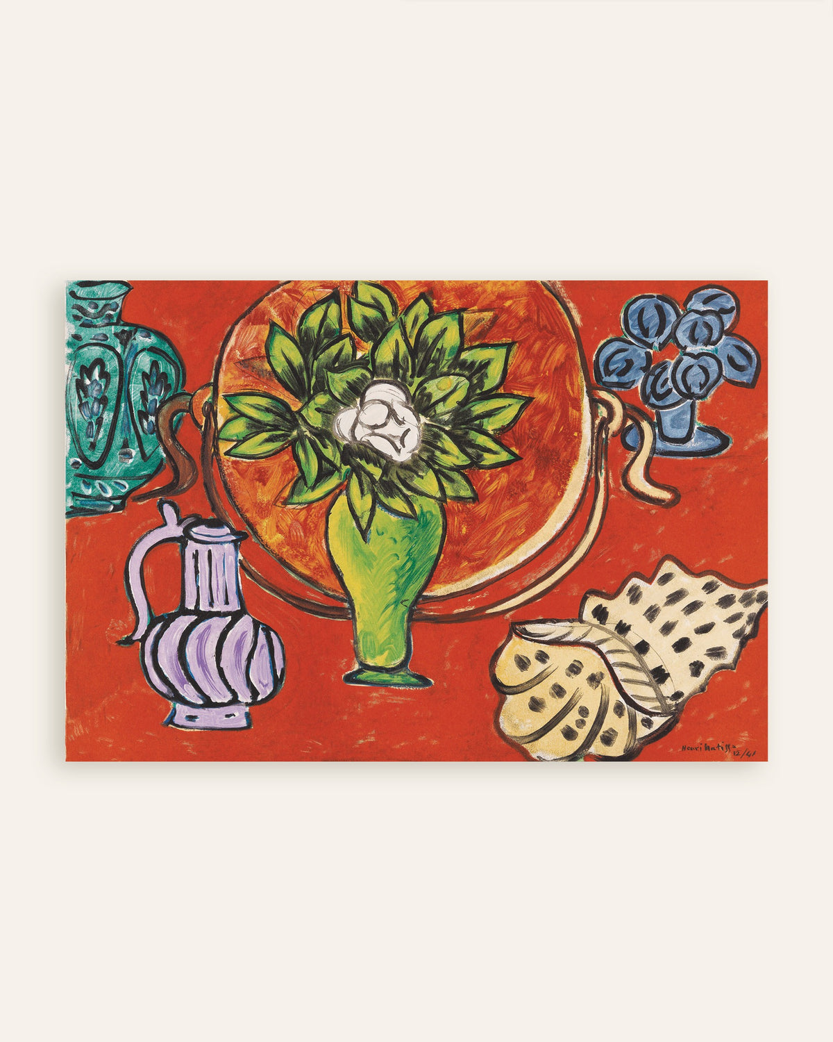 Juliste Henri Matissen asetelma magnolian kanssa (1941), pikkukuva