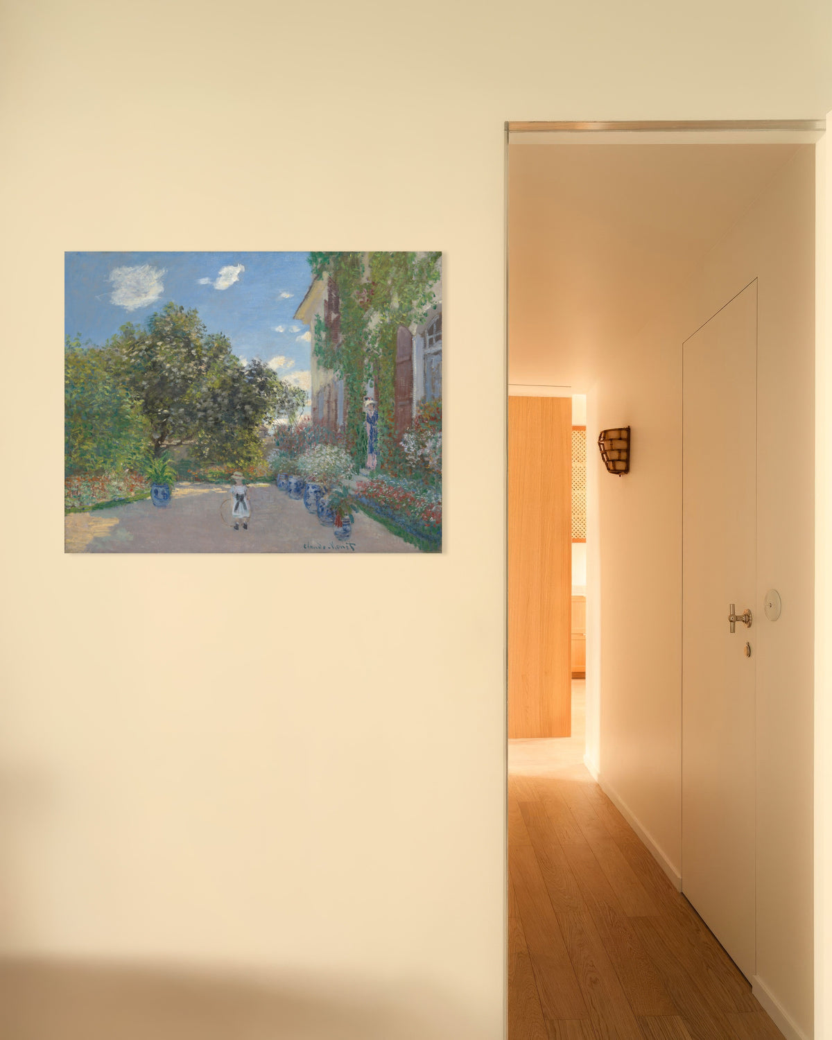 Claude Monet’n Taiteilijan talo Argenteuilissa (1873) -juliste