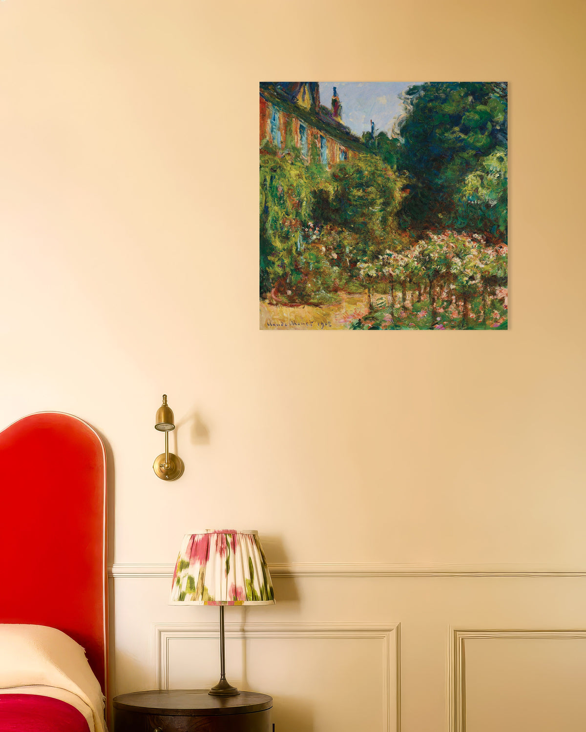 Claude Monet’n Taiteilijan talo Givernyssä (1912) -juliste