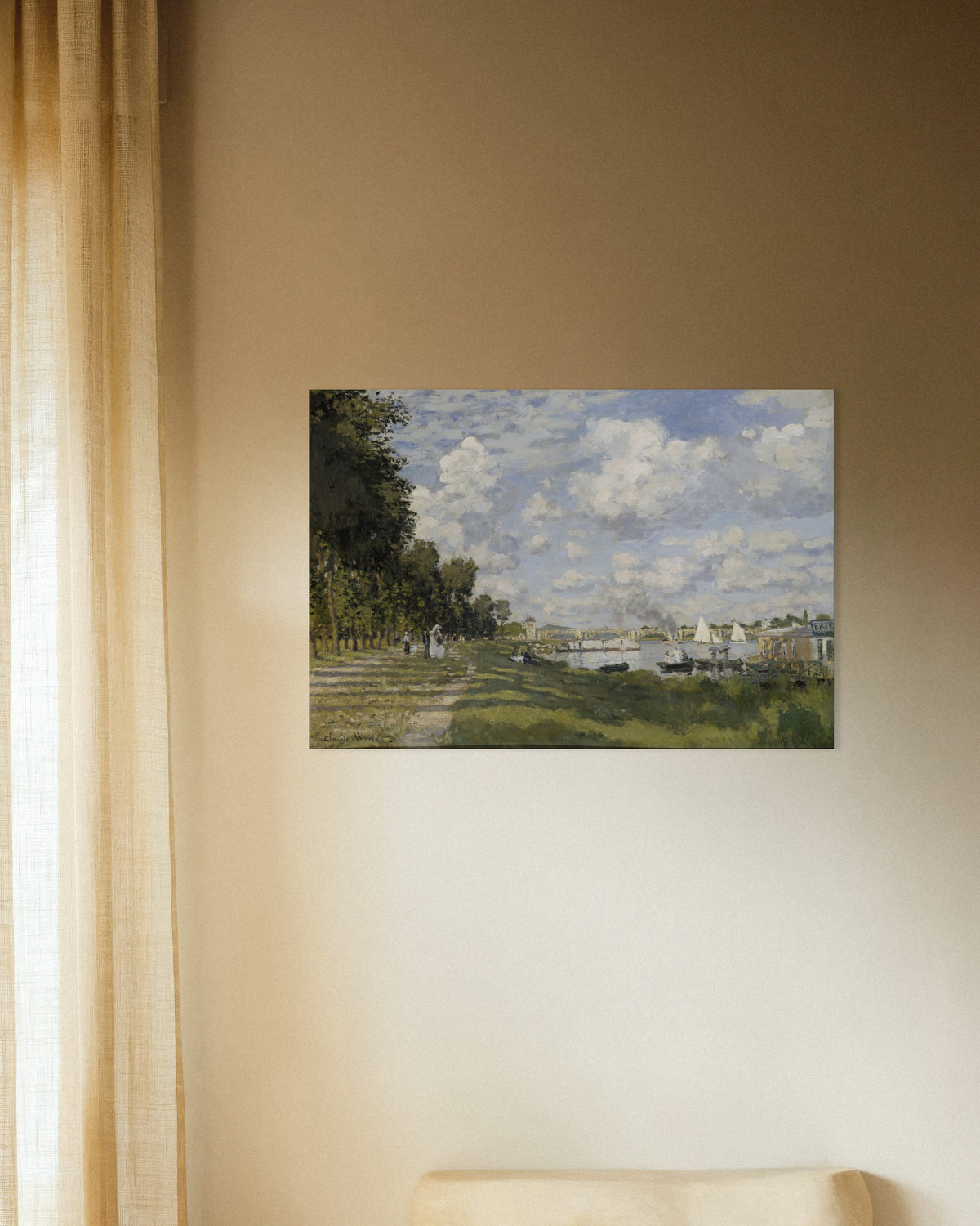 Claude Monet’n Argenteuilin allas (n. 1872) -juliste