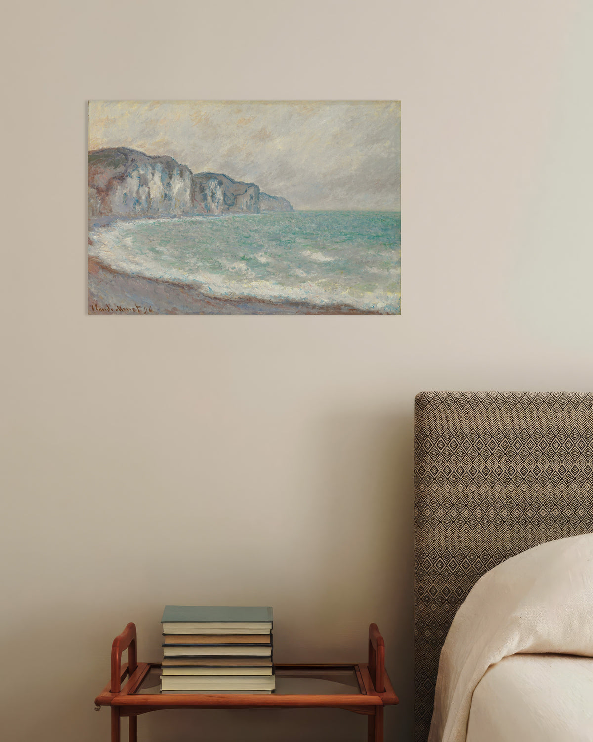 Claude Monet’n Pourvillen jyrkänne (1896) -juliste