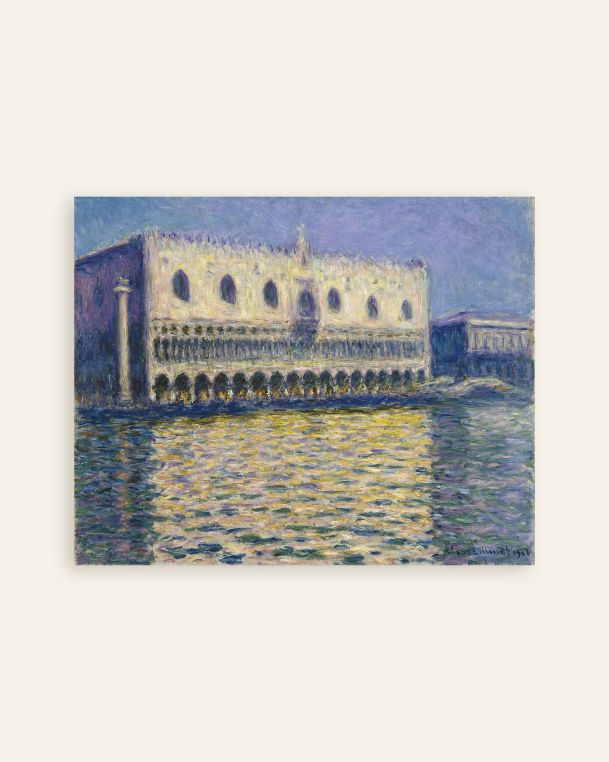 Claude Monet’n Dogepalatsi (1908) -juliste, pienoiskuva