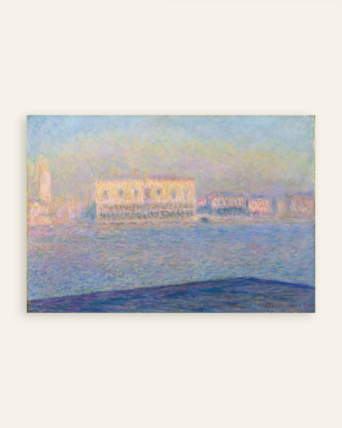 Claude Monet’n Dogepalatsi San Giorgio Maggioresta nähtynä (1908) -juliste, pienoiskuva