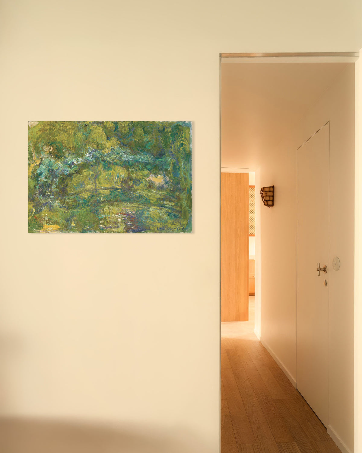 Claude Monet’n Kävelysilta lumpelammen yllä (1919) -juliste