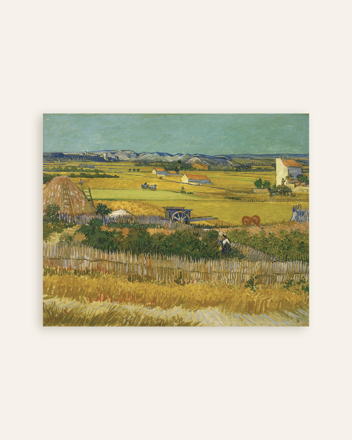 Juliste teoksesta Elonkorjuu (1888), Vincent van Gogh, pikkukuva