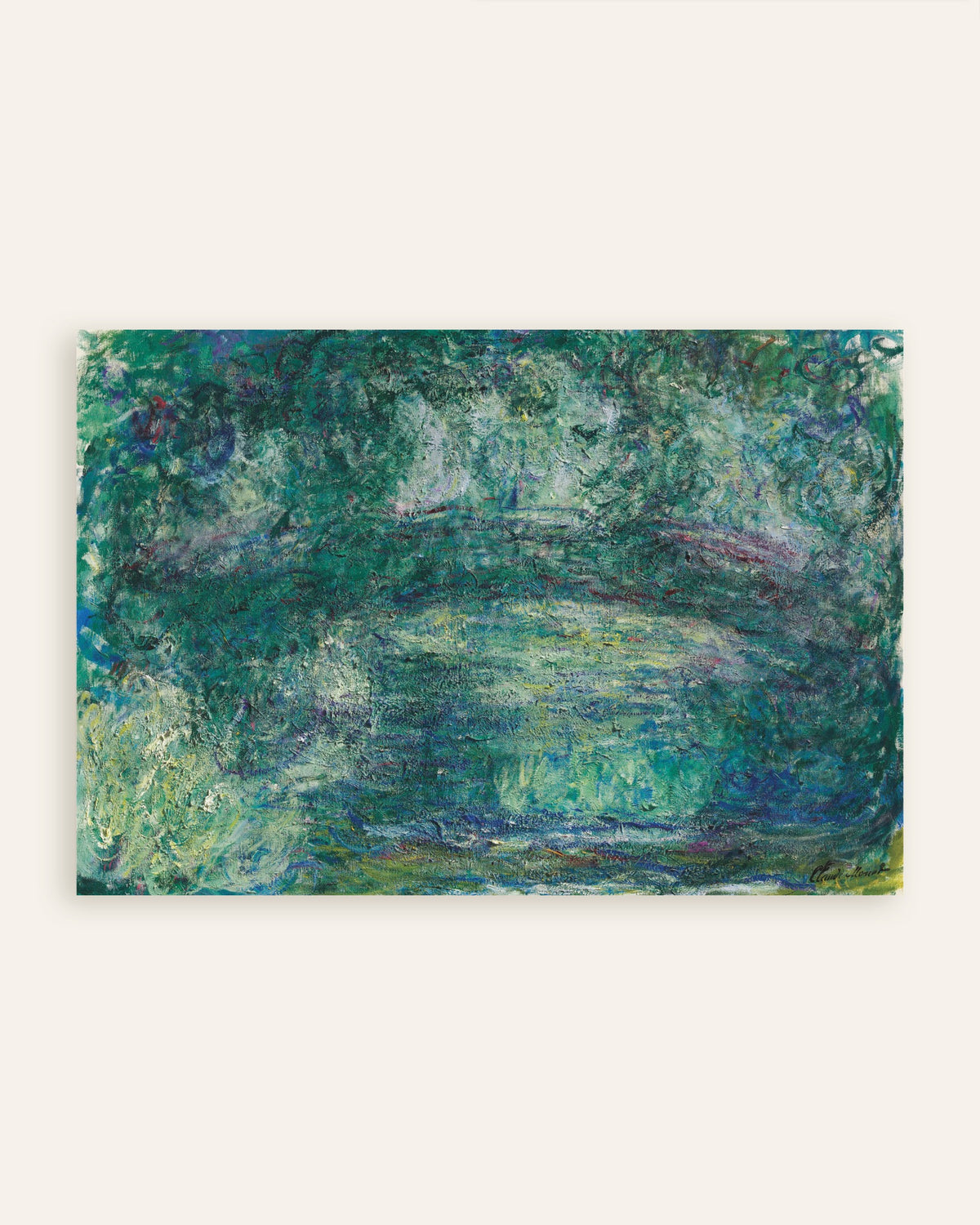 Claude Monet’n Japanilainen silta (1918–1924) -juliste, pienoiskuva