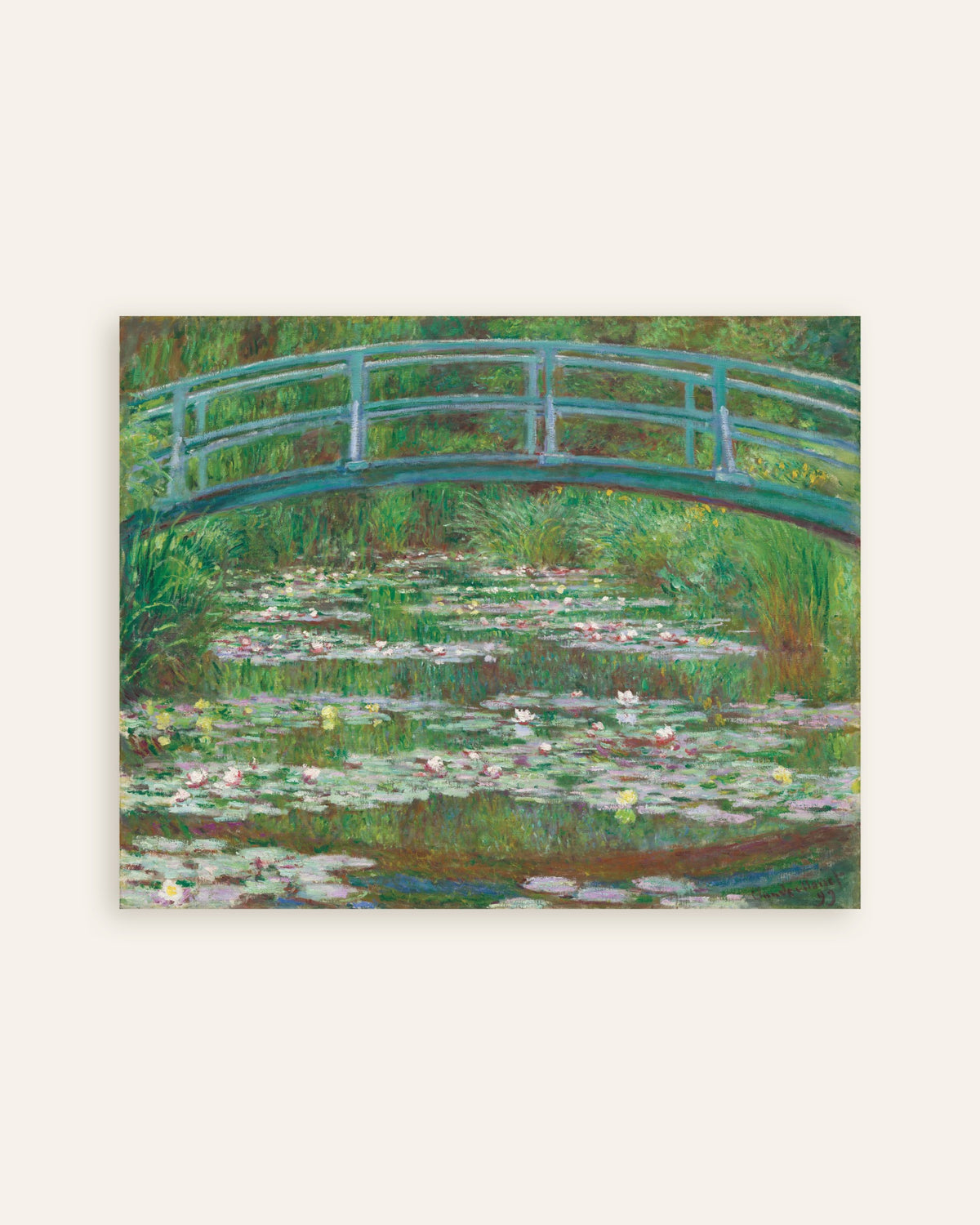 Claude Monet’n Japanilainen silta (1899) -juliste, pienoiskuva