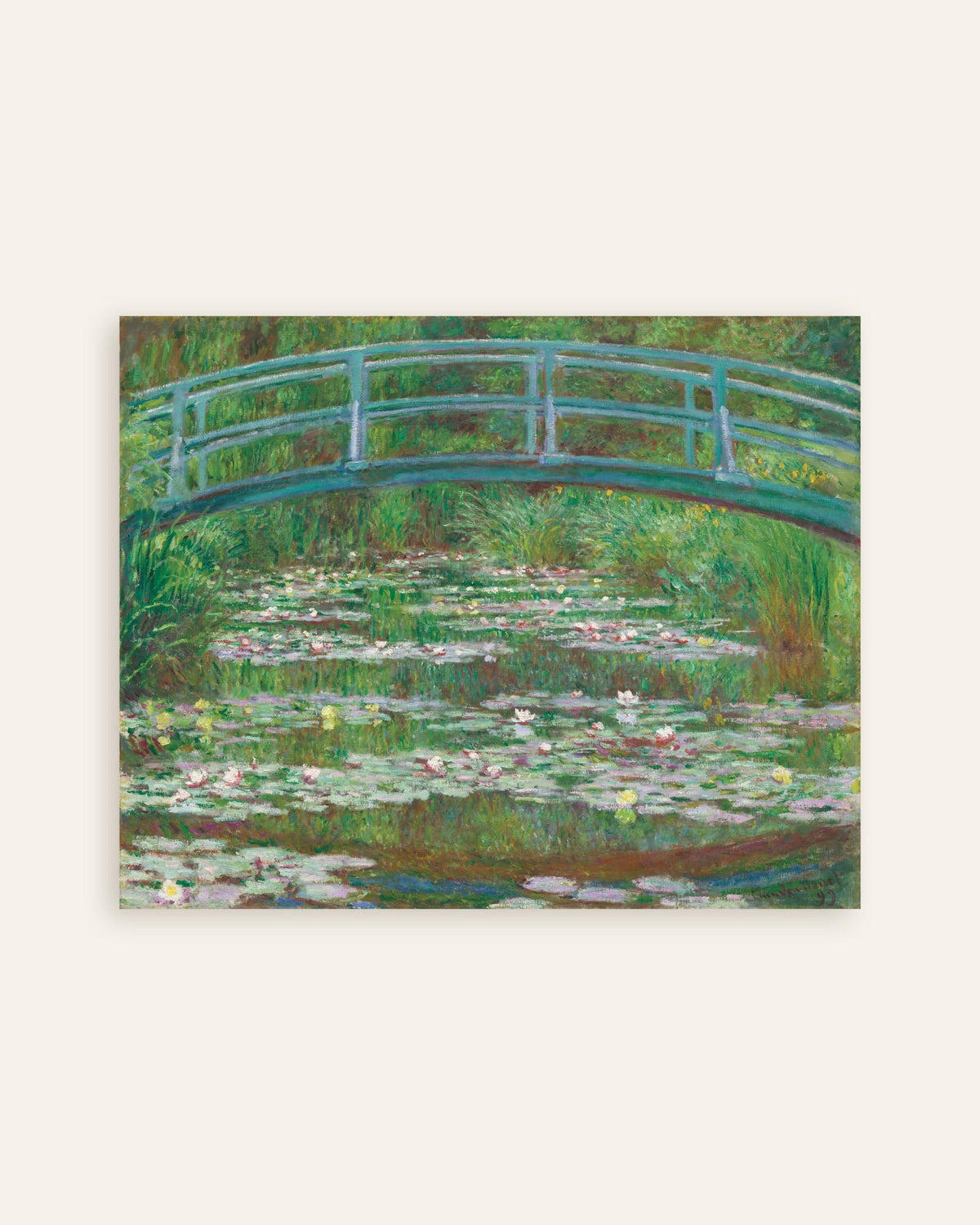 Claude Monet’n Japanilainen silta (1899) -juliste, pienoiskuva
