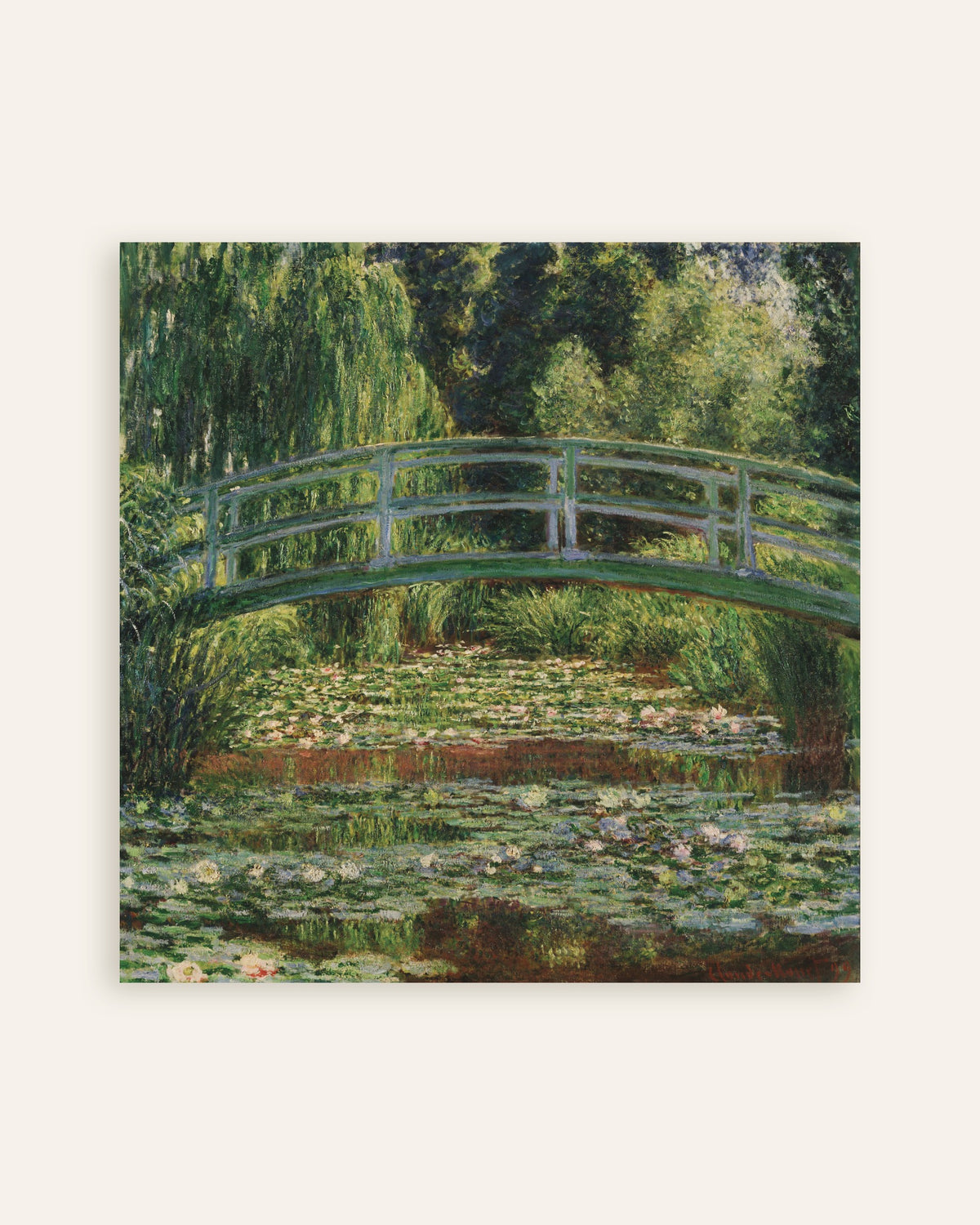 Claude Monet’n Japanilainen silta ja lumpelampi, Giverny (1899) -juliste, pienoiskuva